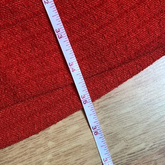 ANN TAYLOR Orange textured sheath dress Sz 4 - Picture 11 of 13